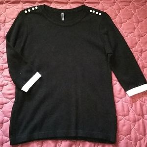 Pearls shoulder Dress shirt